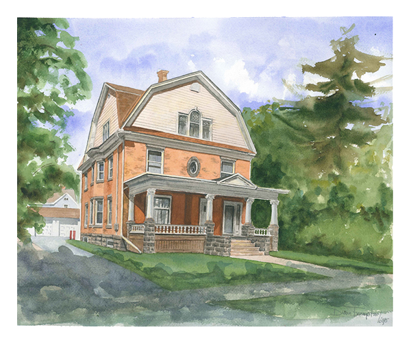 Old Garrison Place Illustration at 939 Elk Street, Franklin, PA 16323