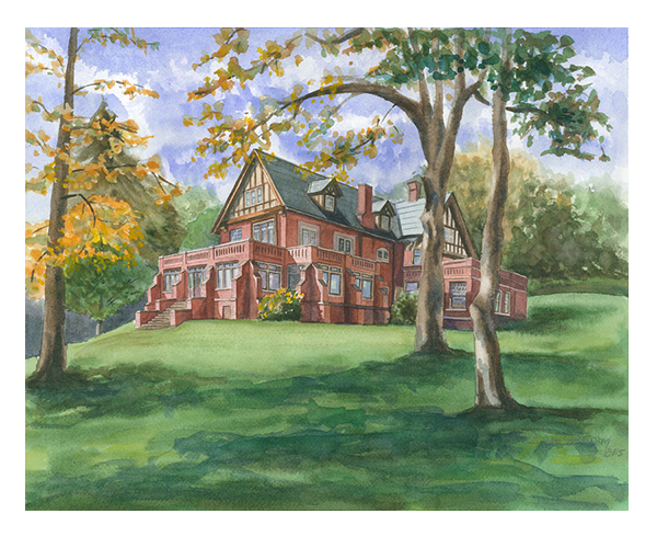 General Charles Miller House Illustration at Miller Park Place, 622 Sibley Avenue, Frankline, PA 16323